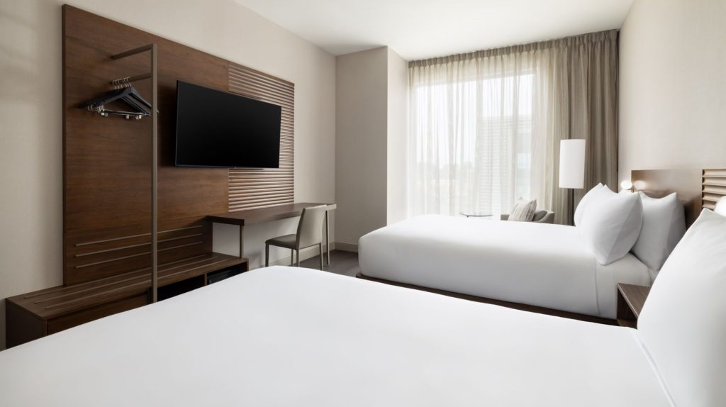 AC Hotel Newtown Square — Two-queen guest room